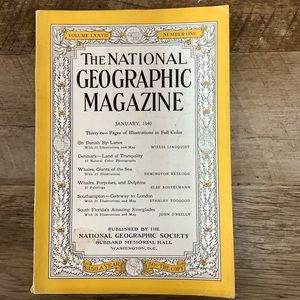 National Geographic Magazine January 1940